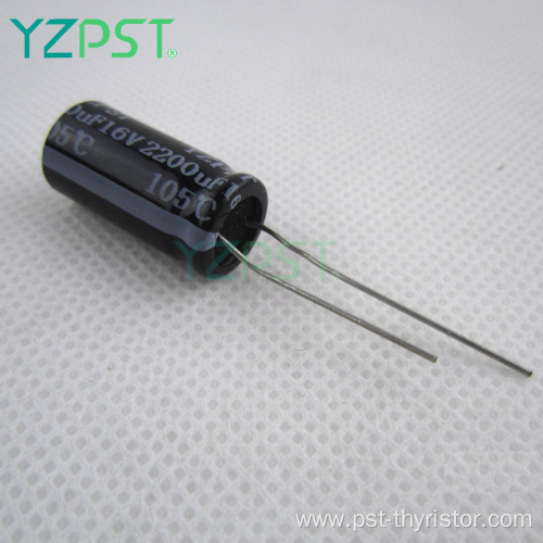 Low impedance High frequency electrolytic capacitor for VCD